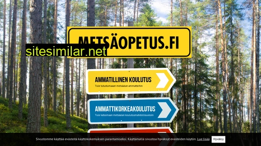 metsaopetus.fi alternative sites