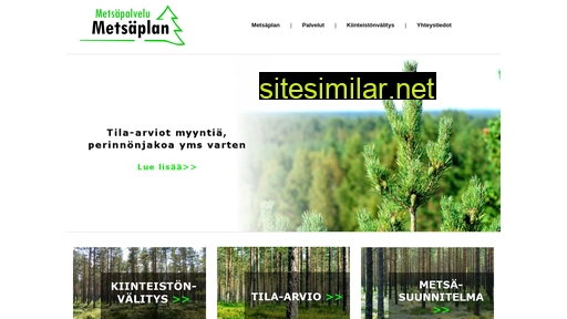 metsaplan.fi alternative sites