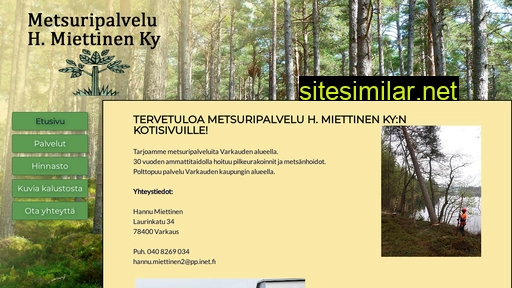 metsuripalveluhmiettinen.fi alternative sites
