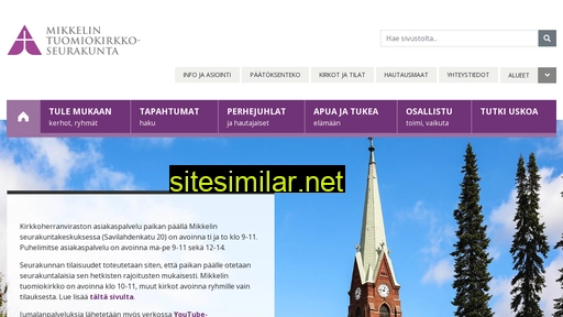 mikkelintuomiokirkkoseurakunta.fi alternative sites