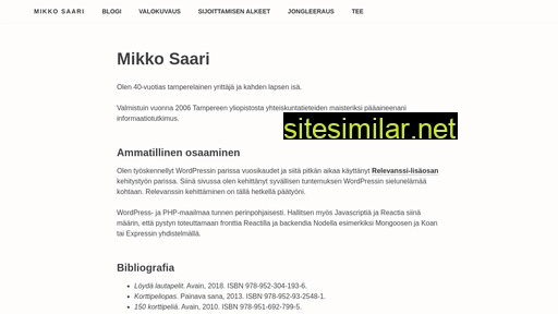 mikkosaari.fi alternative sites