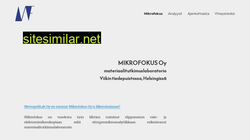 mikrofokus.fi alternative sites