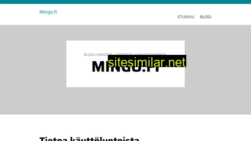 mingo.fi alternative sites