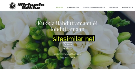 mirjaminkukka.fi alternative sites