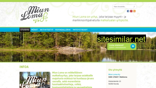 miunloma.fi alternative sites