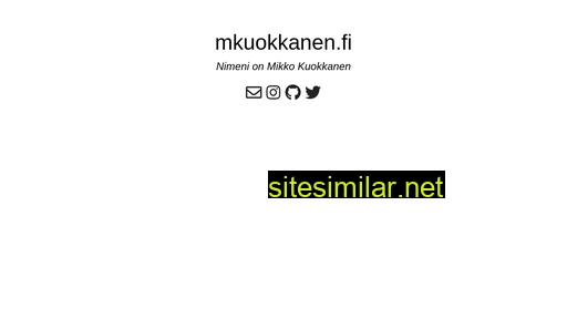 mkuokkanen.fi alternative sites