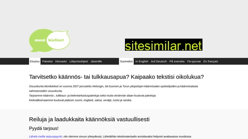 monikieliset.fi alternative sites