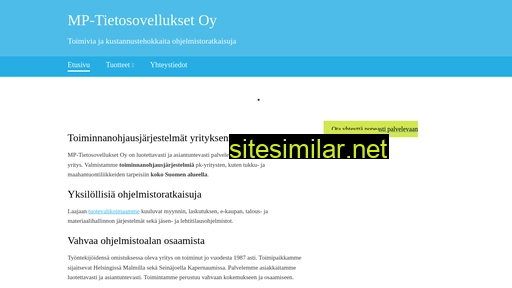 mp-tietosovellukset.fi alternative sites