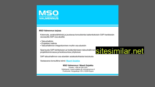 msovalmennus.fi alternative sites