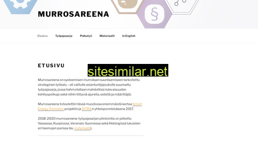 murrosareena.fi alternative sites