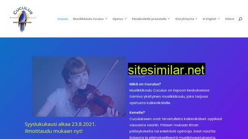 Musiikkikoulucuculus similar sites