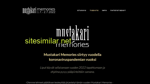 mustakarimemories.fi alternative sites