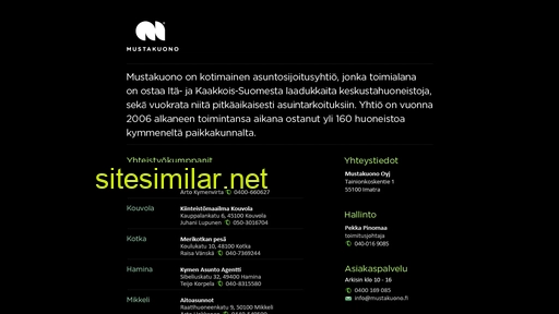 mustakuono.fi alternative sites