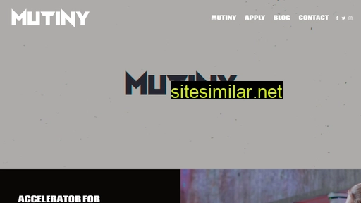 Mutiny similar sites