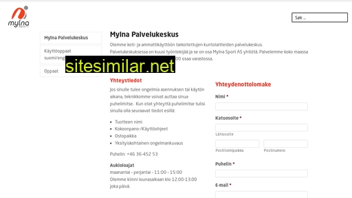 mylnasport.fi alternative sites
