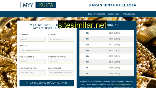 myykulta.fi alternative sites