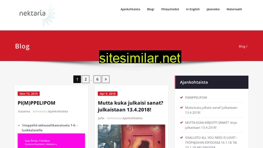 nektaria.fi alternative sites