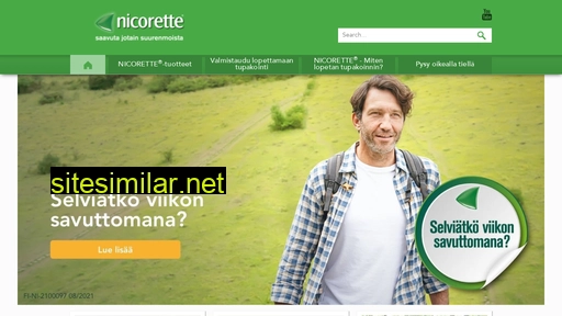nicorette.fi alternative sites