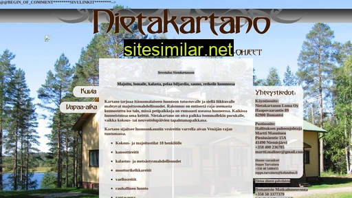 nietakartano.fi alternative sites