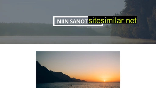 niinsanottua.fi alternative sites
