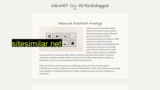 nikunet.fi alternative sites