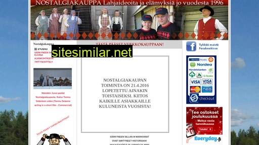 nostalgiakauppa.fi alternative sites