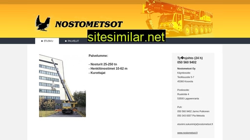 nostometsot.fi alternative sites