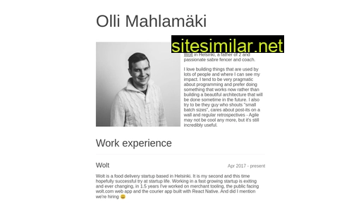ollimahlamaki.fi alternative sites