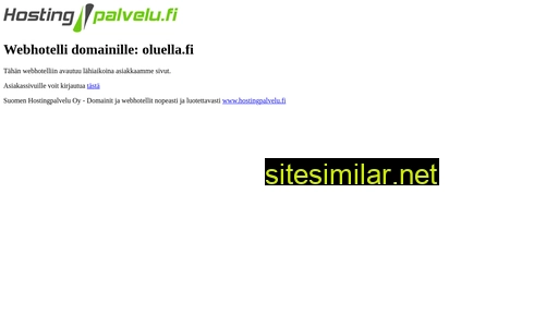 oluella.fi alternative sites
