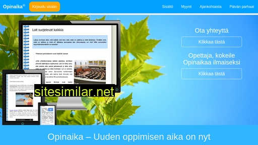opinaika.fi alternative sites