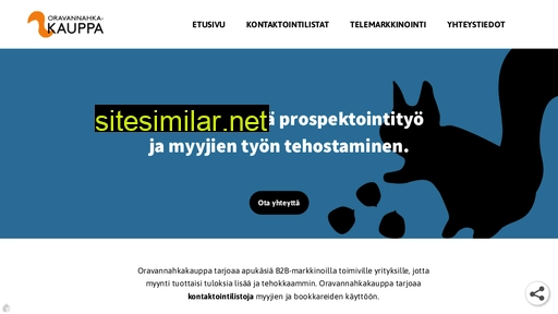 oravannahkakauppa.fi alternative sites