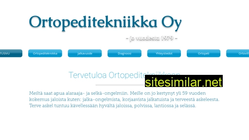 ortopeditekniikka.fi alternative sites