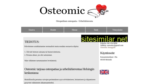 osteomic.fi alternative sites