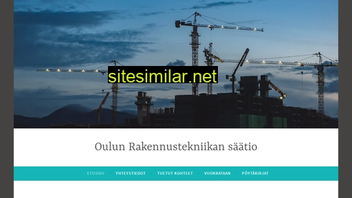 oulunrakennustekniikansaatio.fi alternative sites