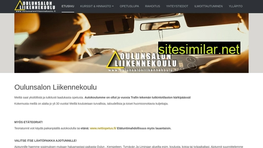Oulunsalonliikennekoulu similar sites
