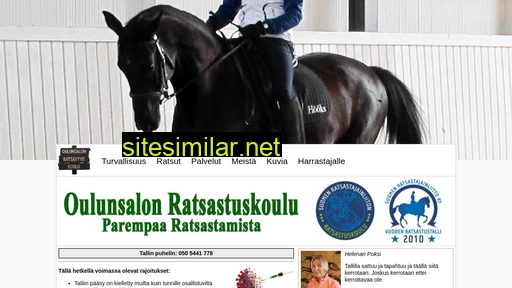 Oulunsalonratsastuskoulu similar sites