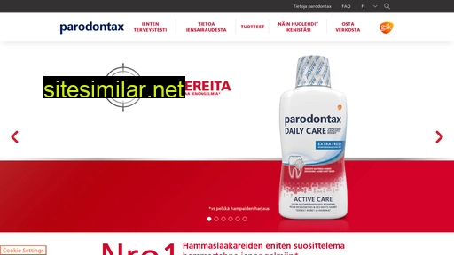 parodontax.fi alternative sites