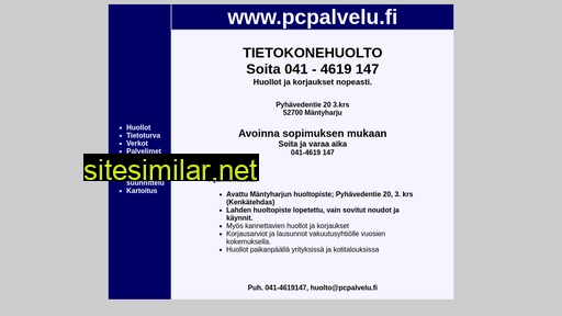 pcpalvelu.fi alternative sites
