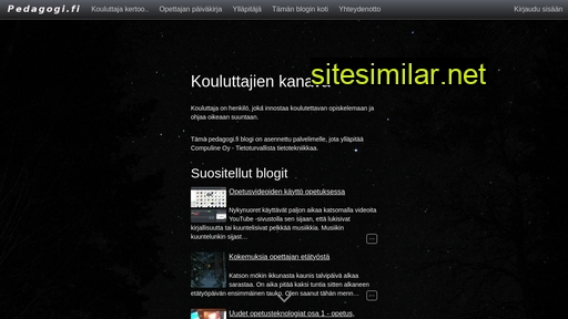 pedagogi.fi alternative sites