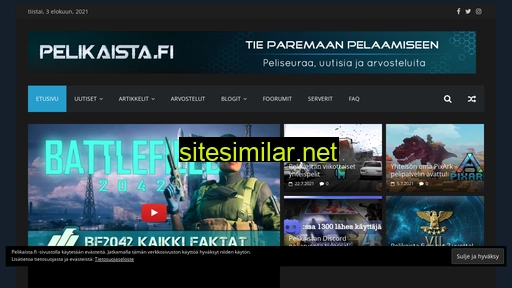 pelikaista.fi alternative sites