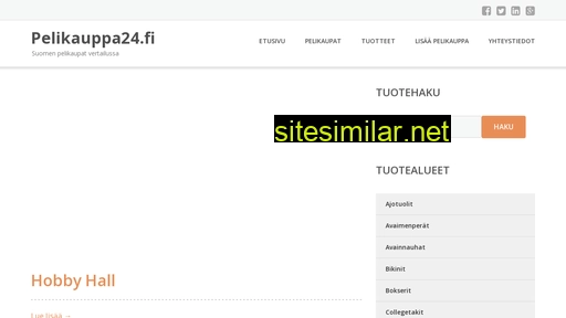 pelikauppa24.fi alternative sites
