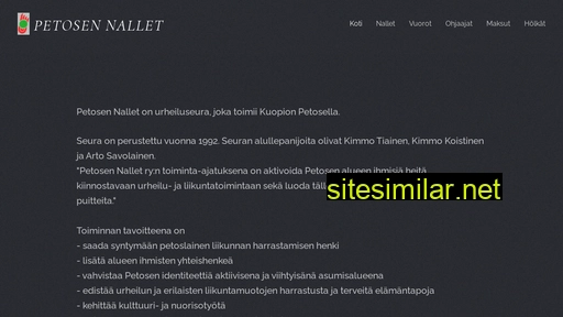 petosennallet.fi alternative sites