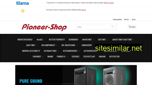 pioneer-shop.fi alternative sites