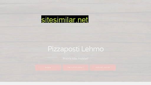 pizzaposti.fi alternative sites