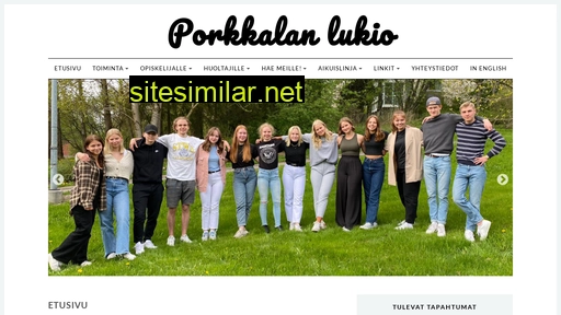 porkkalanlukio.fi alternative sites