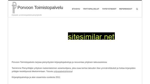porvoontoimistopalvelu.fi alternative sites
