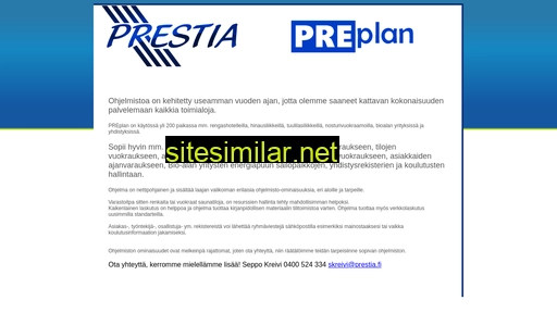 preplan.fi alternative sites