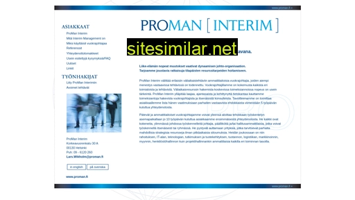 proman-interim.fi alternative sites
