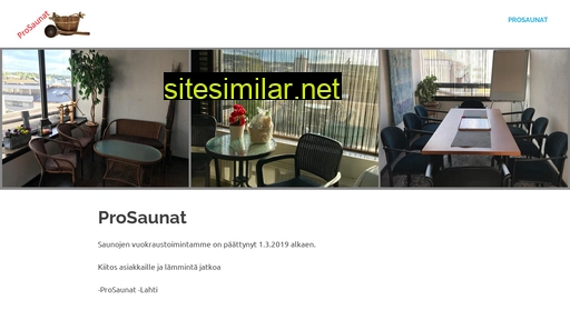 prosaunat.fi alternative sites