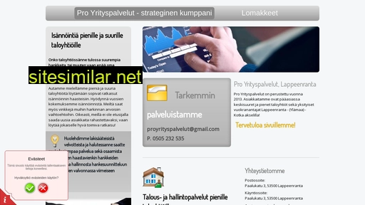 proyrityspalvelut.fi alternative sites
